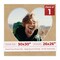 Beige Suede Mat Board for 30x30 Frames - Heart Opening for 26x26 Photos